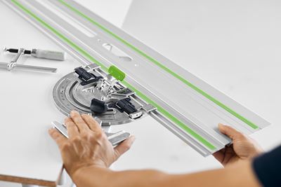 Guide Rail with Angle Stop