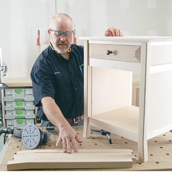Brent using a Miter Saw