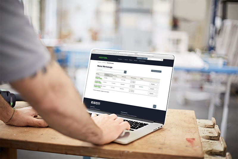 MyFestool Registration 